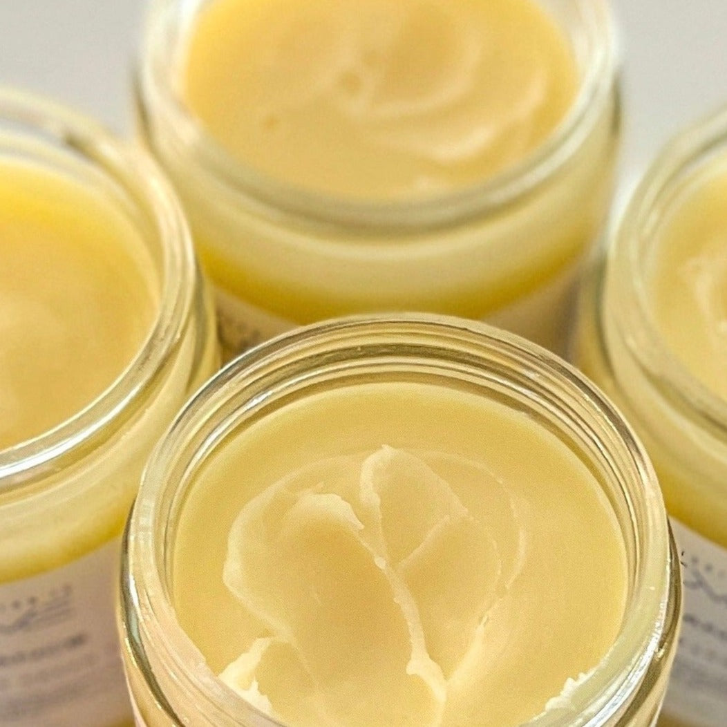 8 ounce jar of Soleil fragrance mango butter body butter